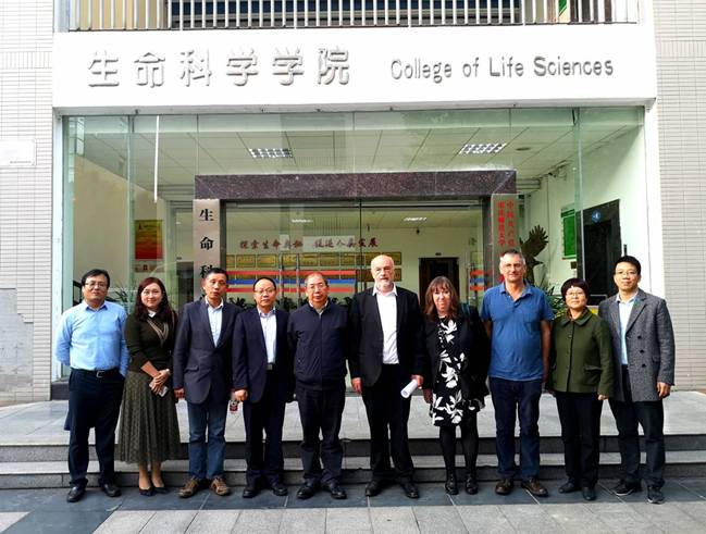 英国知山大学来访